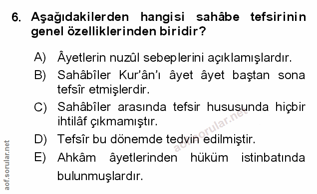 Soru 6