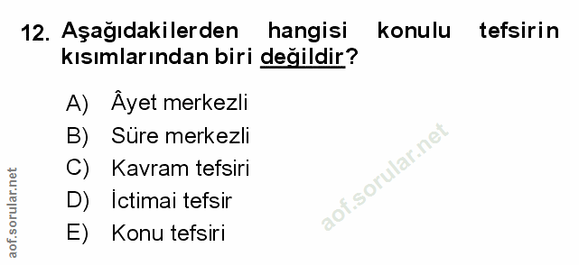 Soru 12