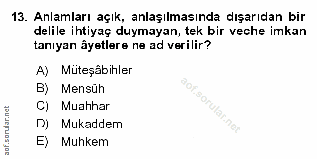 Soru 13