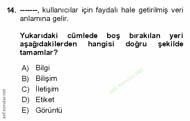 Soru 14