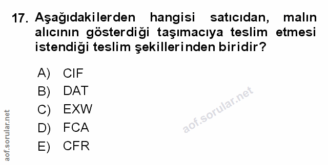 Soru 17