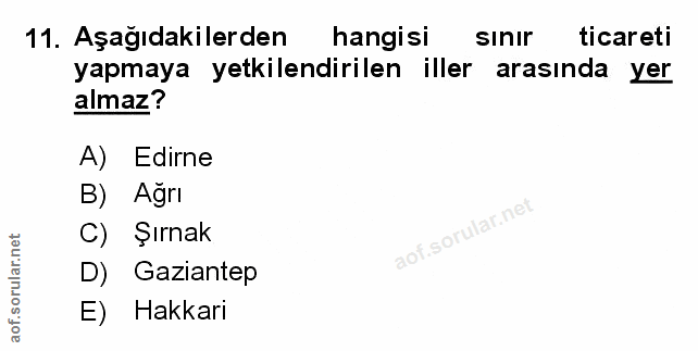 Soru 11