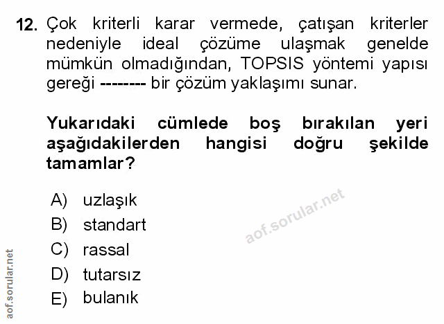 Soru 12