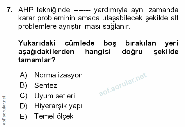 Soru 7