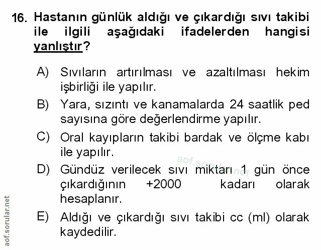 Soru 16