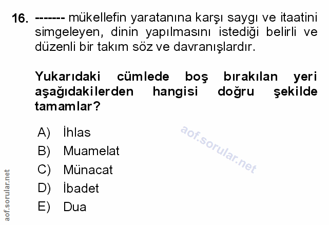 Soru 16
