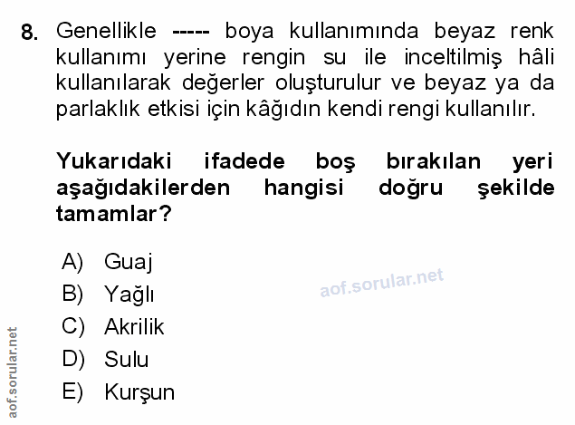 Soru 8