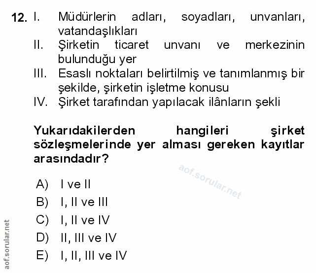 Soru 12