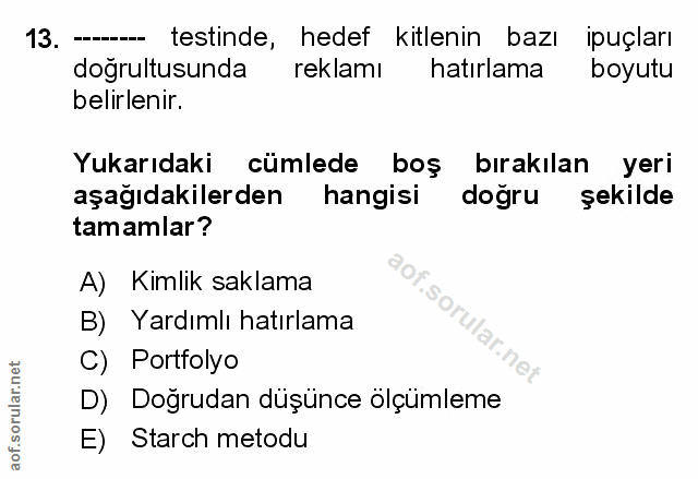 Soru 13