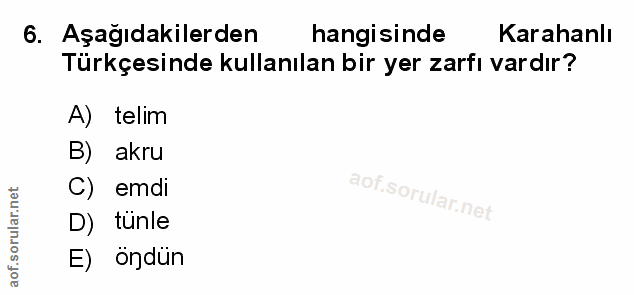 Soru 6