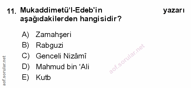 Soru 11