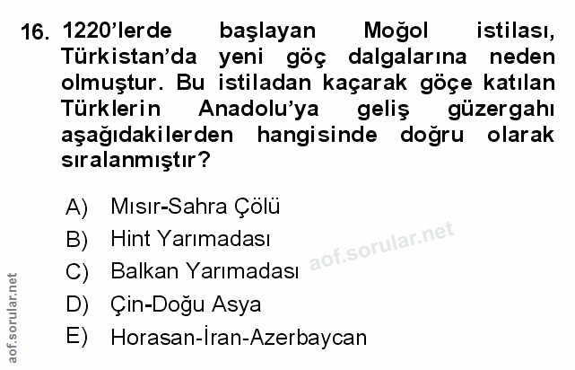 Soru 16