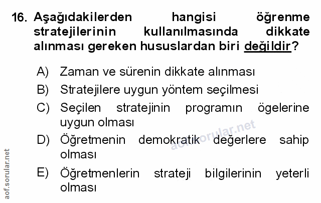 Soru 16