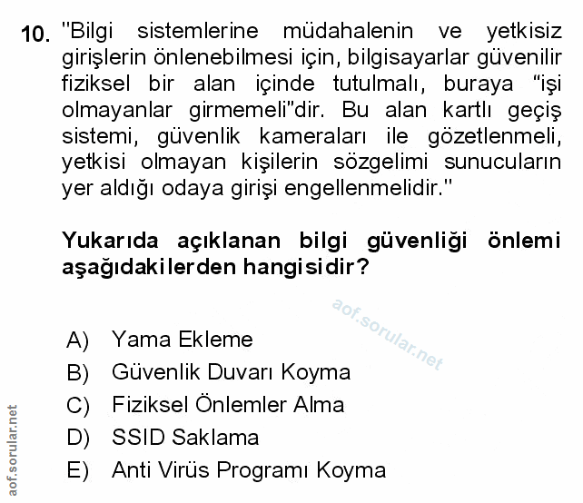 Soru 10