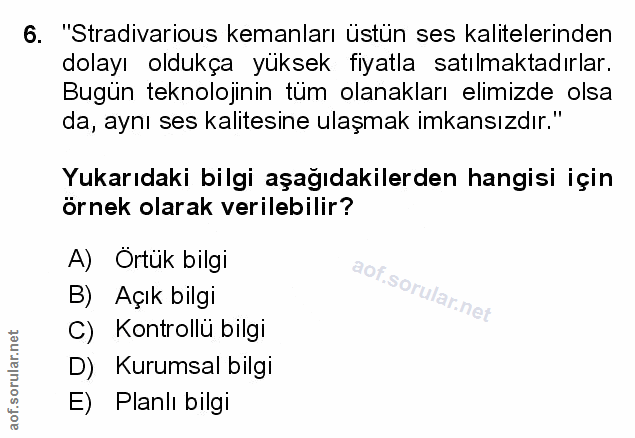 Soru 6
