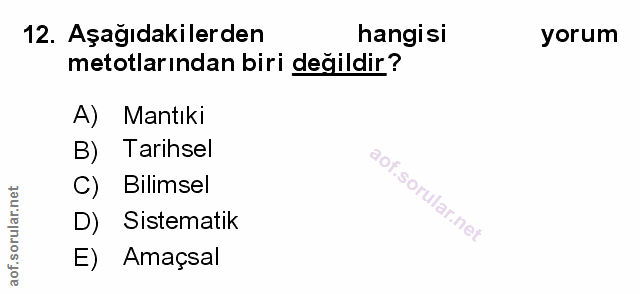 Soru 12