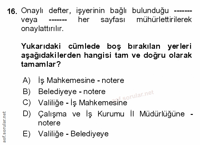 Soru 16