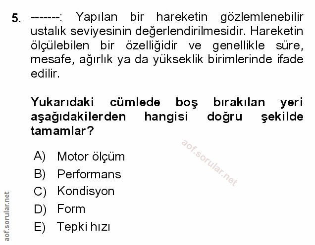 Soru 5