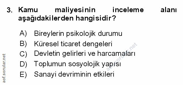 Soru 3