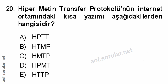 Soru 20