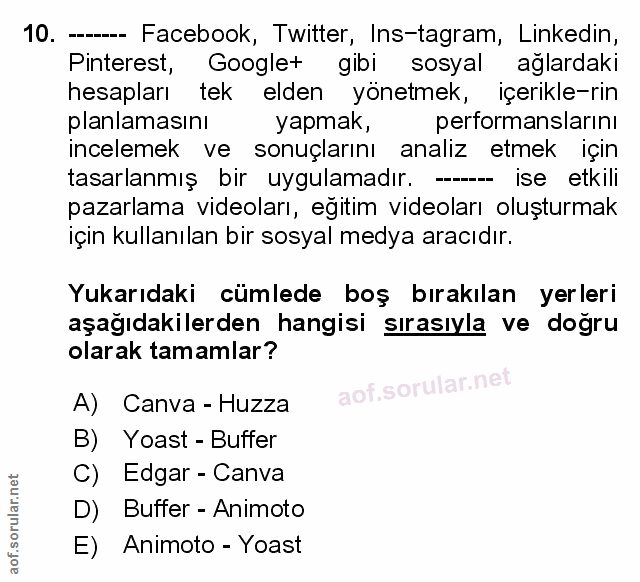 Soru 10