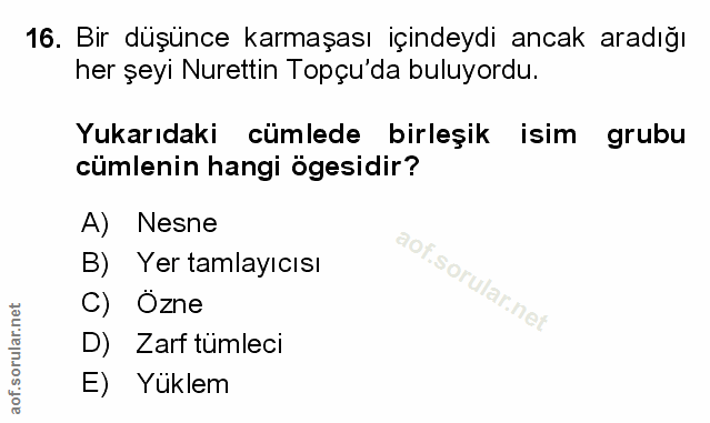 Soru 16