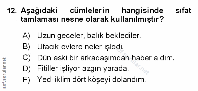 Soru 12