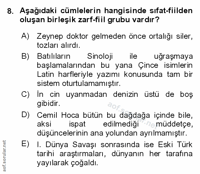 Soru 8