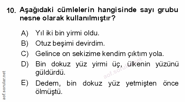 Soru 10