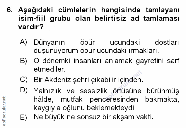 Soru 6