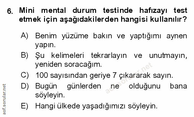 Soru 6