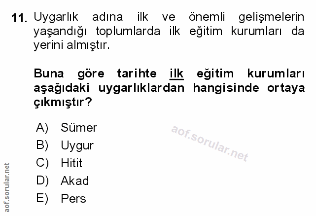 Soru 11