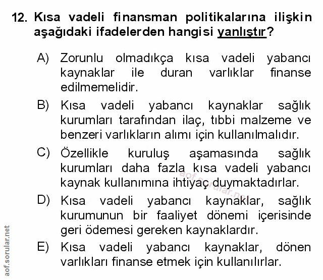 Soru 12