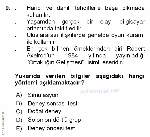 Soru 9