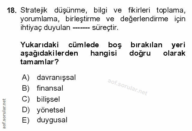 Soru 18