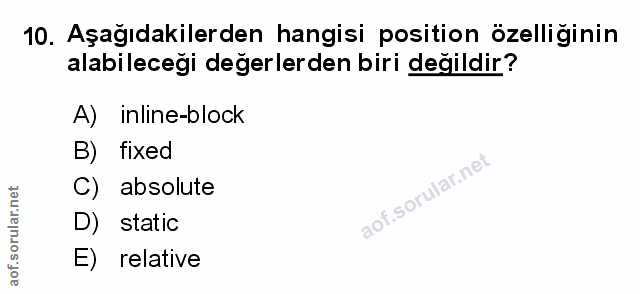 Soru 10