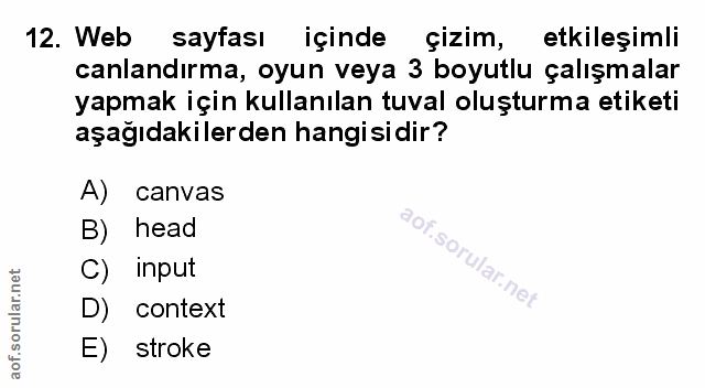 Soru 12