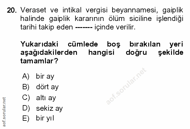 Soru 20
