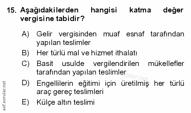 Soru 15