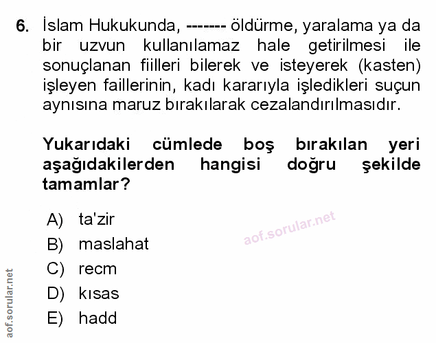 Soru 6