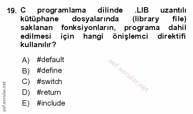 Soru 19