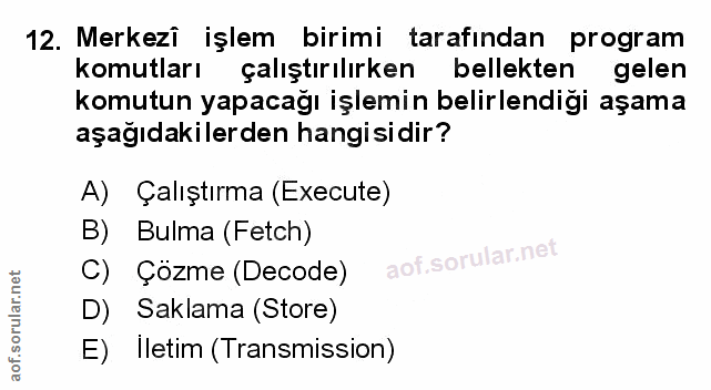 Soru 12
