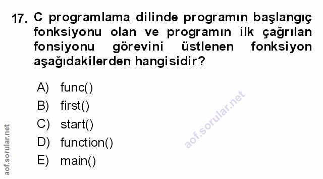 Soru 17