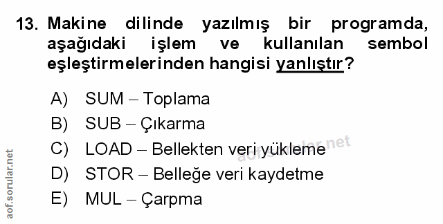 Soru 13