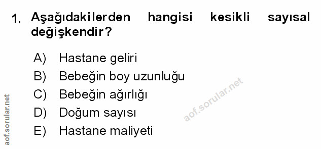 Soru 1