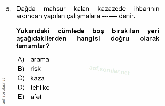 Soru 5