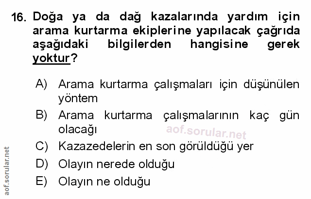 Soru 16