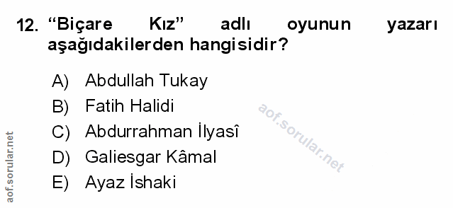 Soru 12