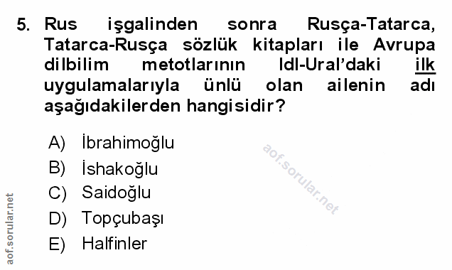 Soru 5