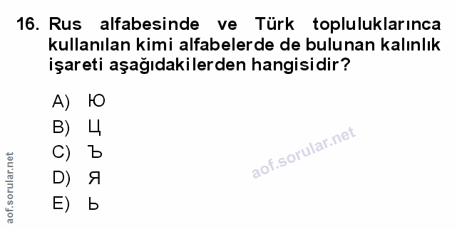 Soru 16
